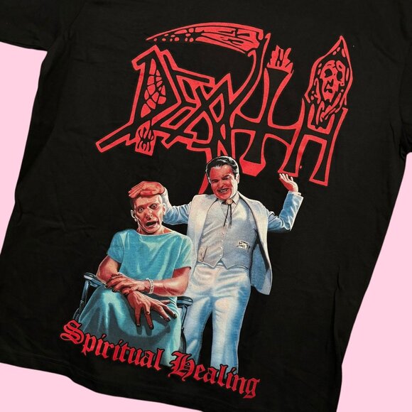 Death Spiritual Healing Album Death Metal Band Tee L - Picture 4 of 5